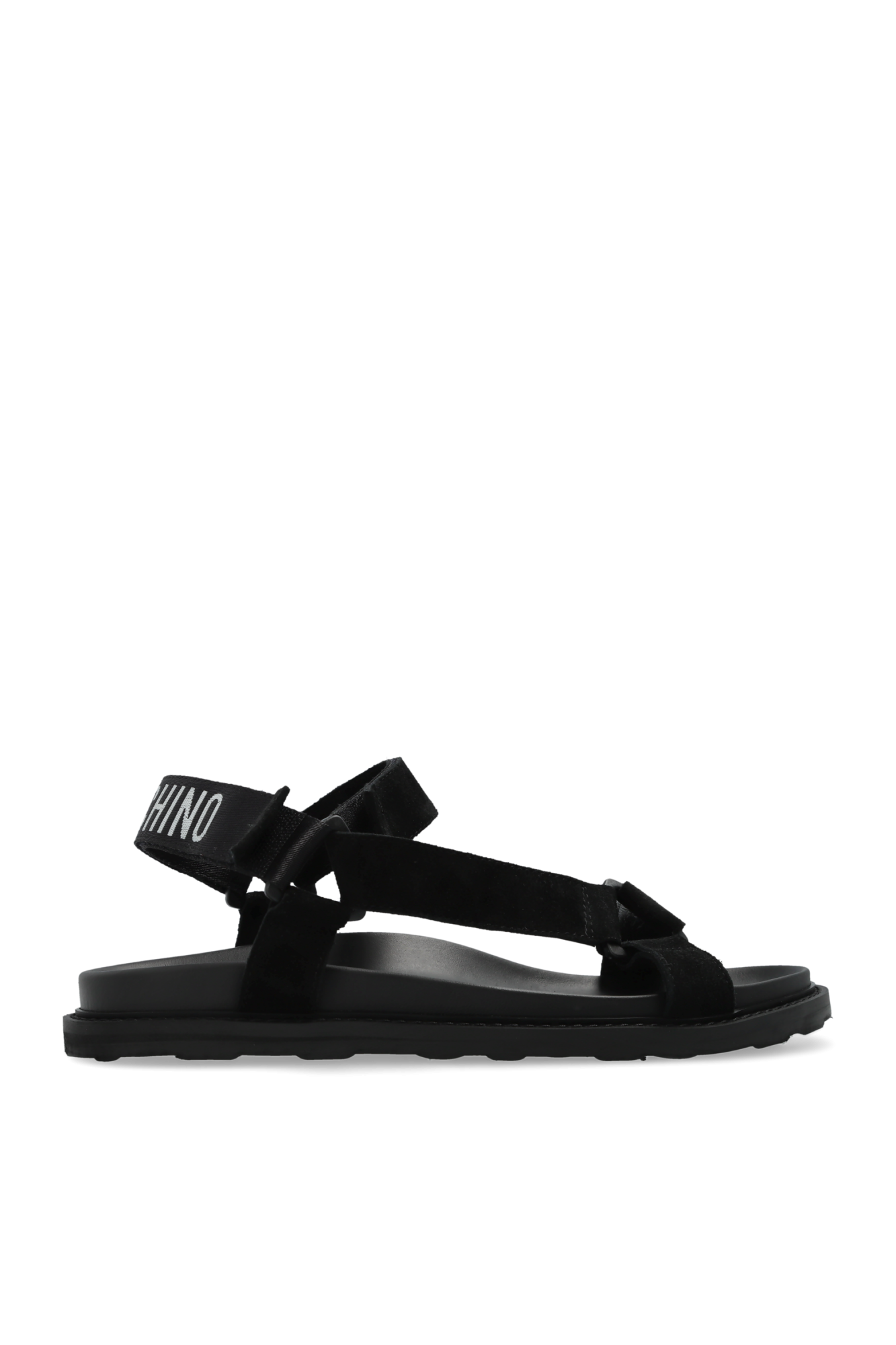 【関税＆送料込み】Moschino Sandal With Logo Black Sandals with logo Moschino - Vitkac AS